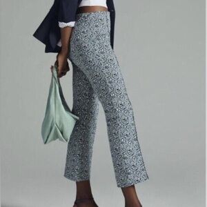 Anthropologie Maeve The Margot Blue Paisley Patterned Women's‎ Pants Size Medium